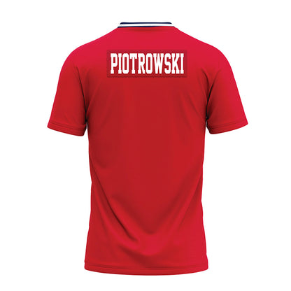 Dayton - NCAA Football : David Piotrowski - Red Premium Football Jersey-1