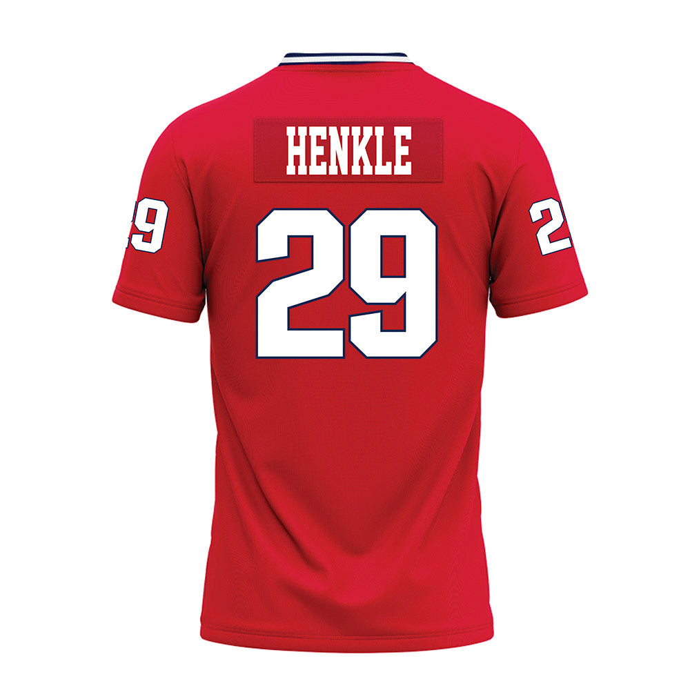 Dayton - NCAA Football : Trevor Henkle - Red Premium Football Jersey-1