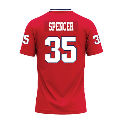Dayton - NCAA Football : Noah Spencer - Red Premium Football Jersey-1