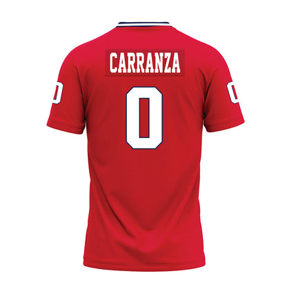 Dayton - NCAA Football : Isaiah Carranza - Red Premium Football Jersey-1