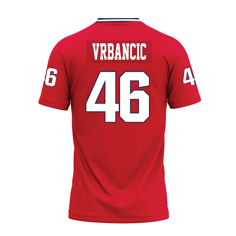 Dayton - NCAA Football : Andrew Vrbancic - Red Premium Football Jersey-1