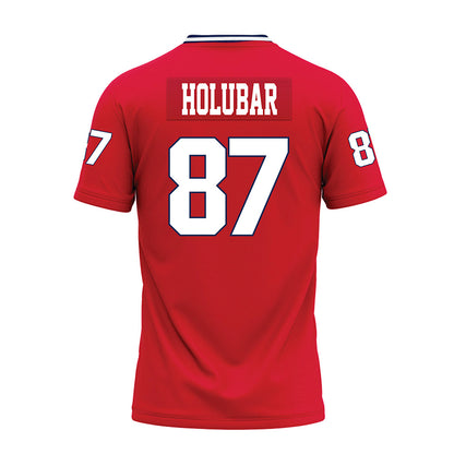 Dayton - NCAA Football : Brevin Holubar - Red Premium Football Jersey-1