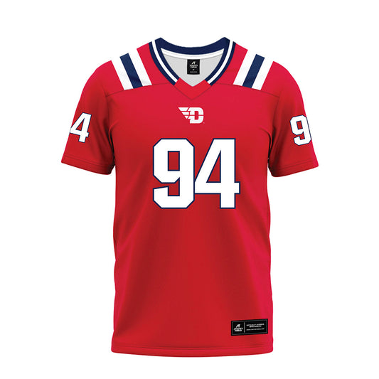 Dayton - NCAA Football : Griffin Suren - Red Premium Football Jersey-0