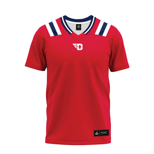 Dayton - NCAA Football : David Piotrowski - Red Premium Football Jersey-0