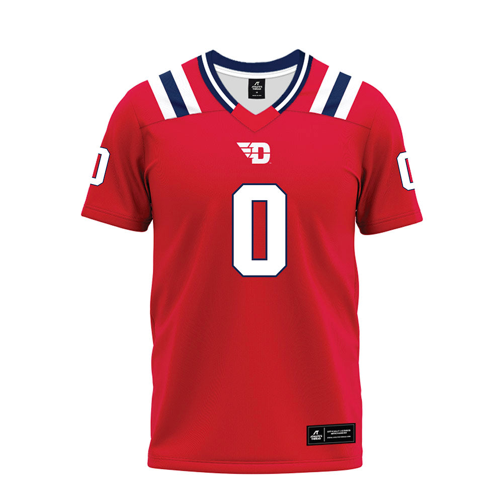 Dayton - NCAA Football : Isaiah Carranza - Red Premium Football Jersey-0