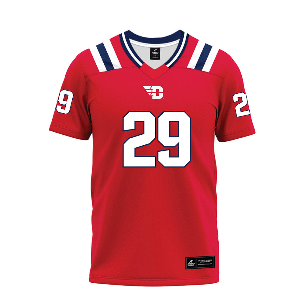 Dayton - NCAA Football : Trevor Henkle - Red Premium Football Jersey-0