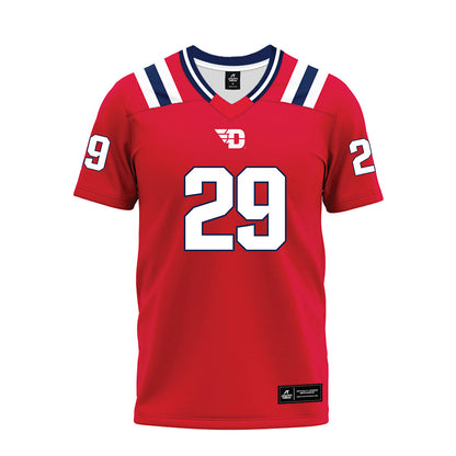 Dayton - NCAA Football : Trevor Henkle - Red Premium Football Jersey-0