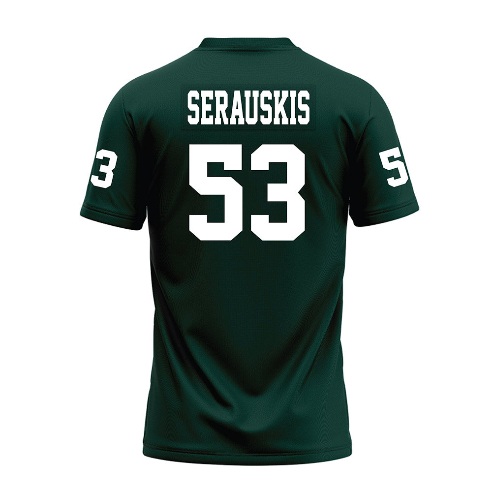 Michigan State - NCAA Football : Trey Serauskis - Premium Football Jersey-1