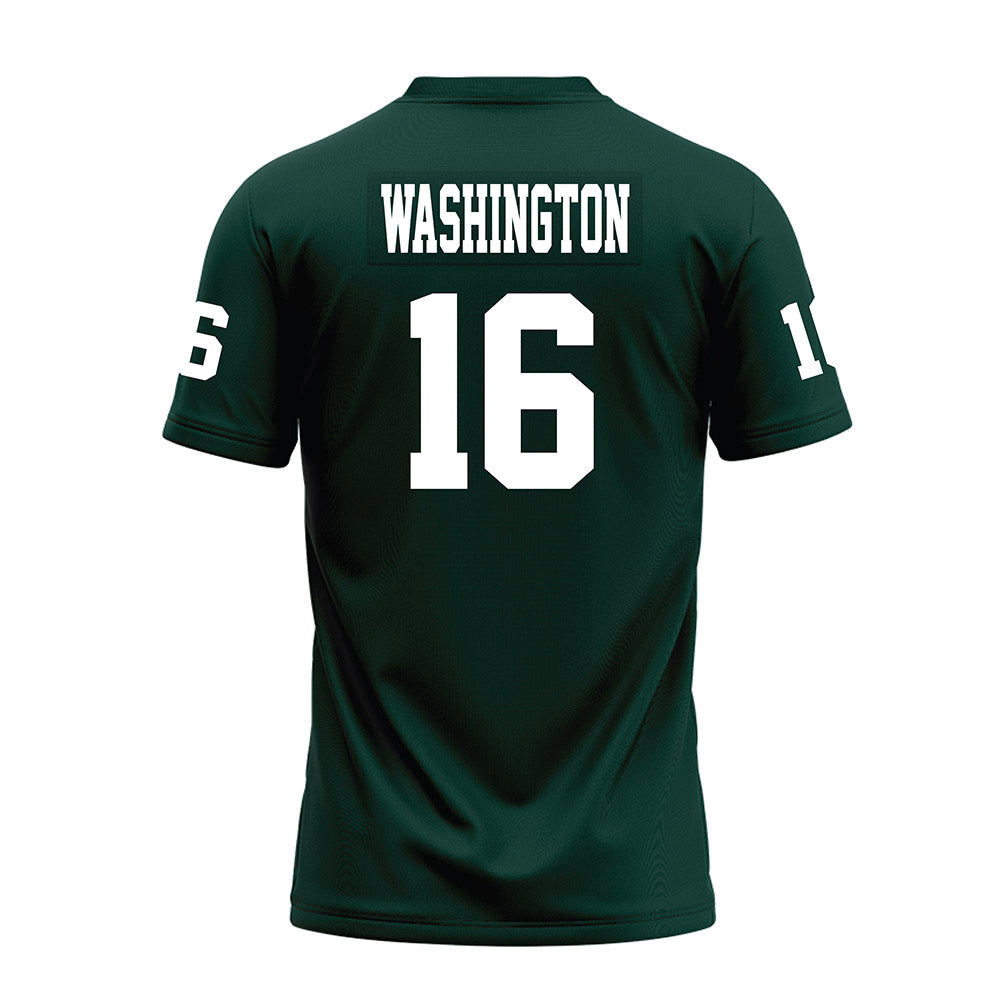 Michigan State - NCAA Football : Zachary Washington - Premium Football Jersey-1