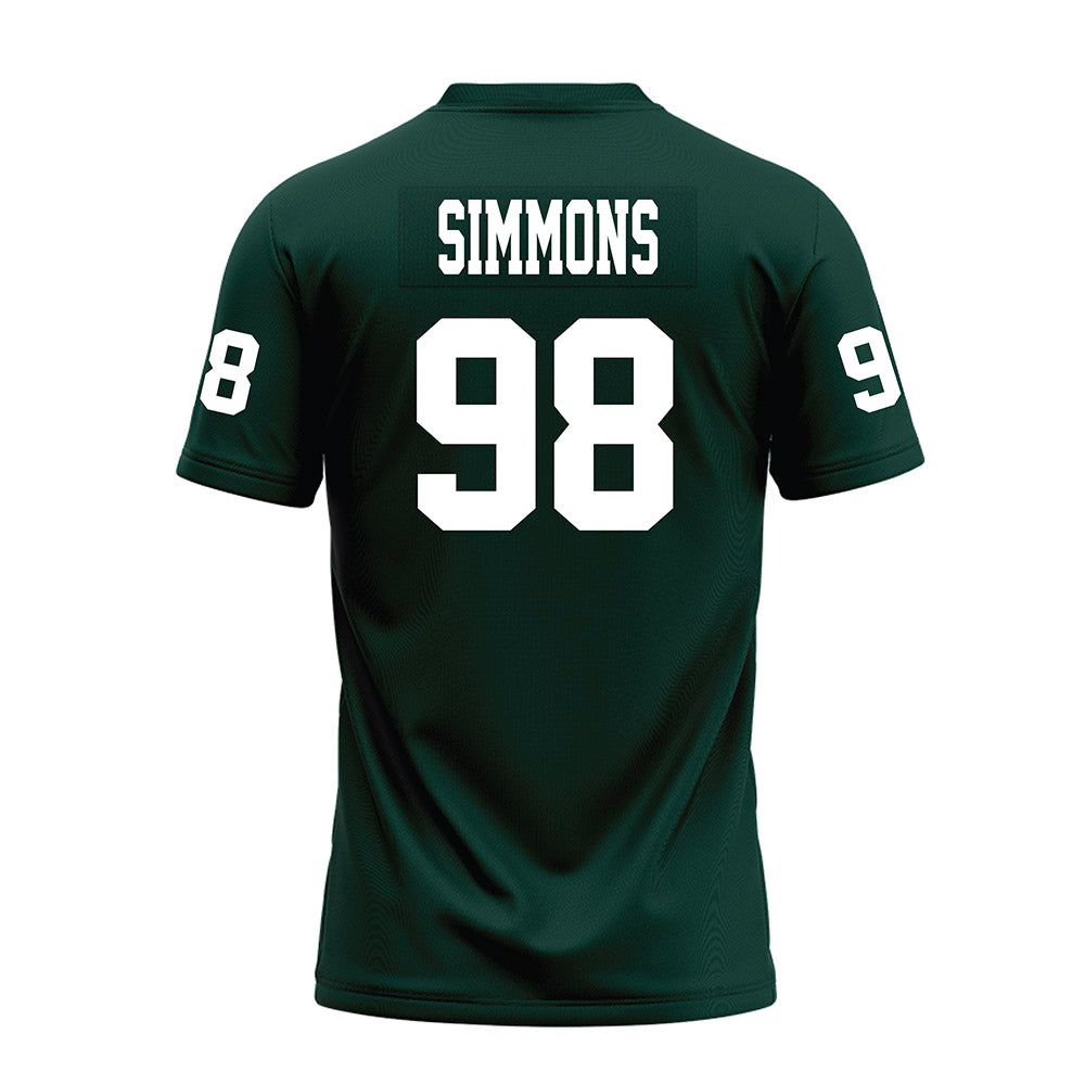 Michigan State - NCAA Football : Derrick Simmons - Premium Football Jersey-1