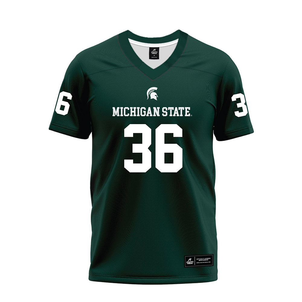 Michigan State - NCAA Football : Leonard Ah You - Premium Football Jersey-0