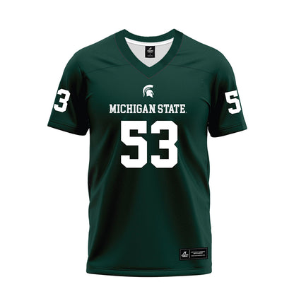 Michigan State - NCAA Football : Trey Serauskis - Premium Football Jersey-0