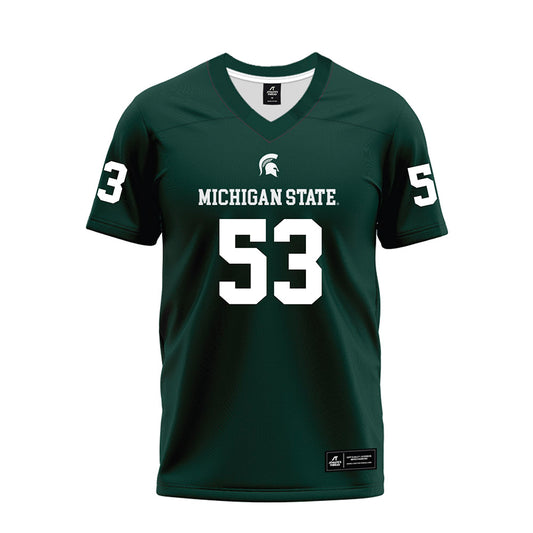 Michigan State - NCAA Football : Trey Serauskis - Premium Football Jersey-0