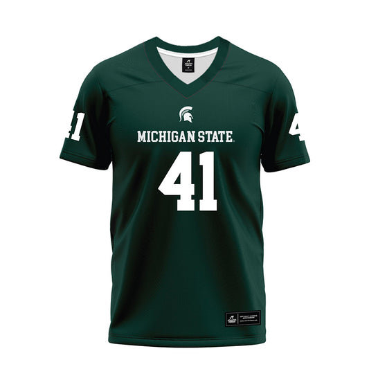 Michigan State - NCAA Football : Jaxson Wilson - Premium Football Jersey-0
