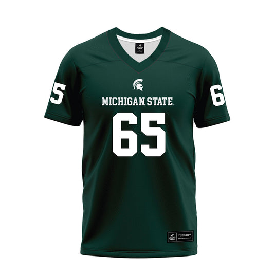 Michigan State - NCAA Football : Cole Bertke - Premium Football Jersey-0