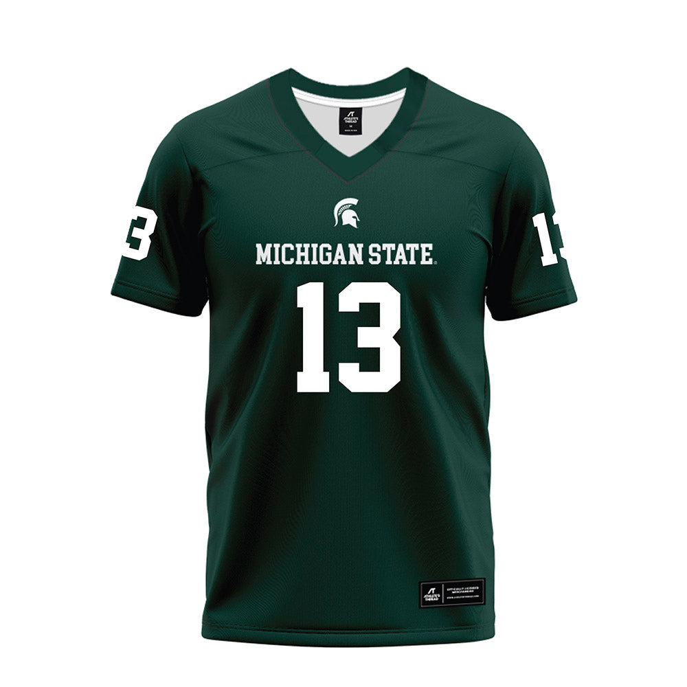 Michigan State - NCAA Football : Chrishon McCray - Premium Football Jersey-0