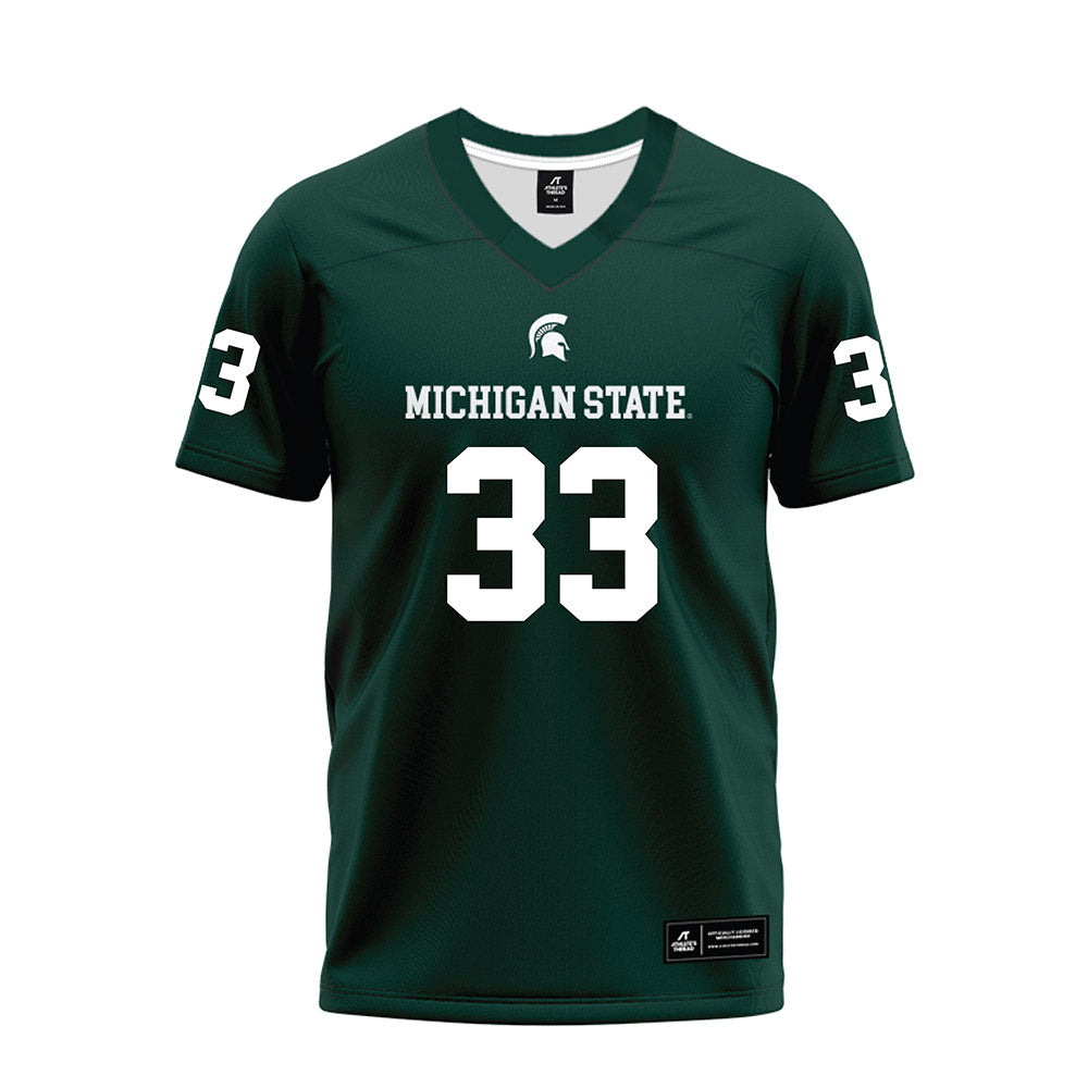 Michigan State - NCAA Football : DiMari Malone - Premium Football Jersey-0