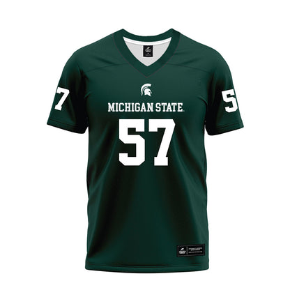 Michigan State - NCAA Football : Hudson Aultman - Premium Football Jersey-0