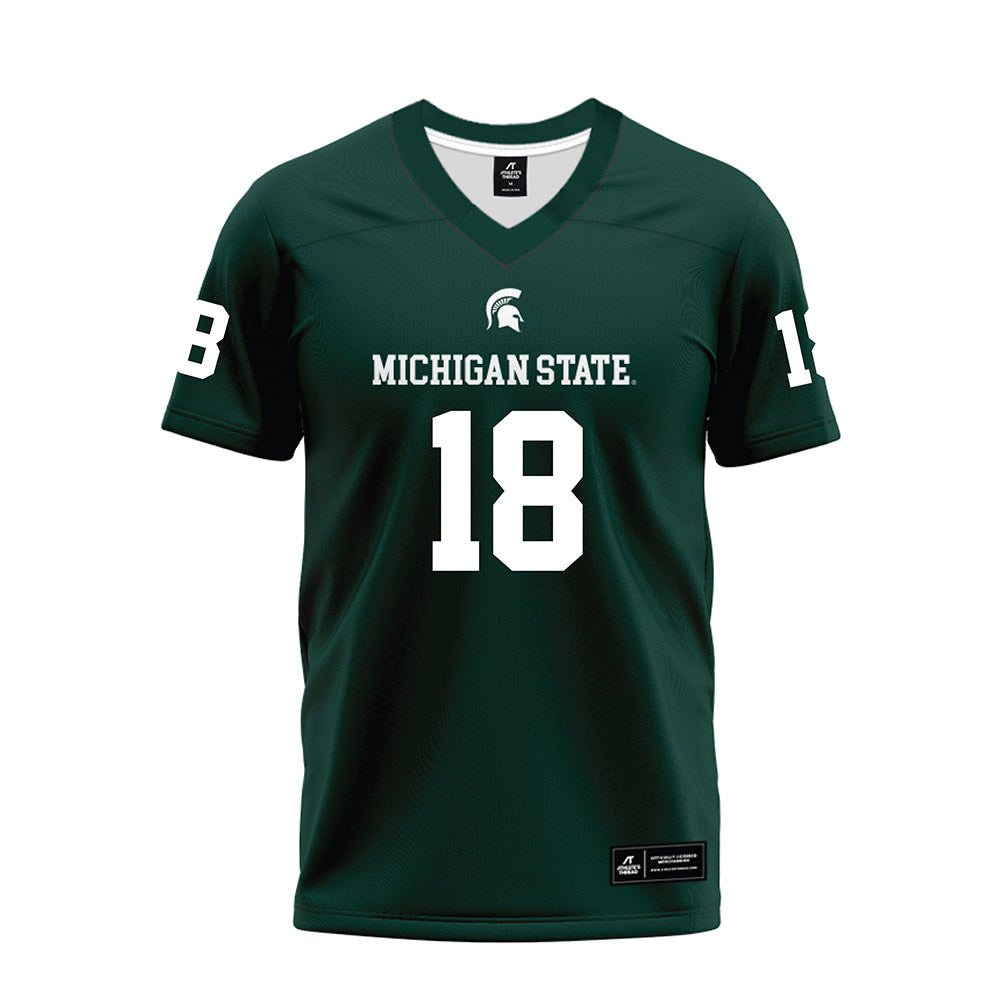 Michigan State - NCAA Football : Atticus Carridine - Premium Football Jersey-0