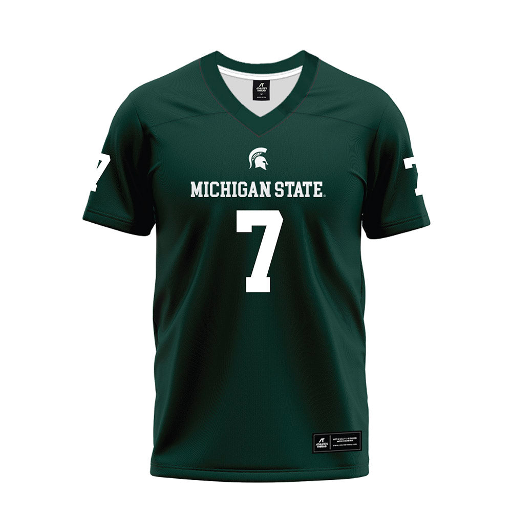 Michigan State - NCAA Football : Brandon Tullis - Premium Football Jersey-0