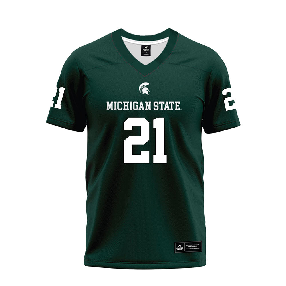Michigan State - NCAA Football : Marvis Parrish - Premium Football Jersey-0