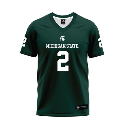 Michigan State - NCAA Football : Devin Vaught - Premium Football Jersey-0