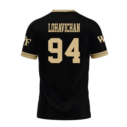 Wake Forest - NCAA Football : Zach Lohavichan - Premium Football Jersey-1