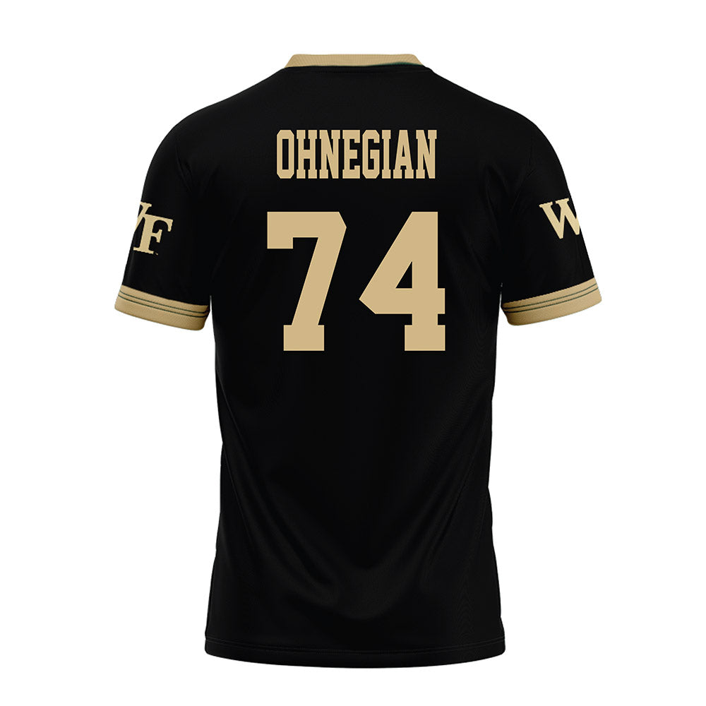 Wake Forest - NCAA Football : John Ohnegian - Premium Football Jersey-1