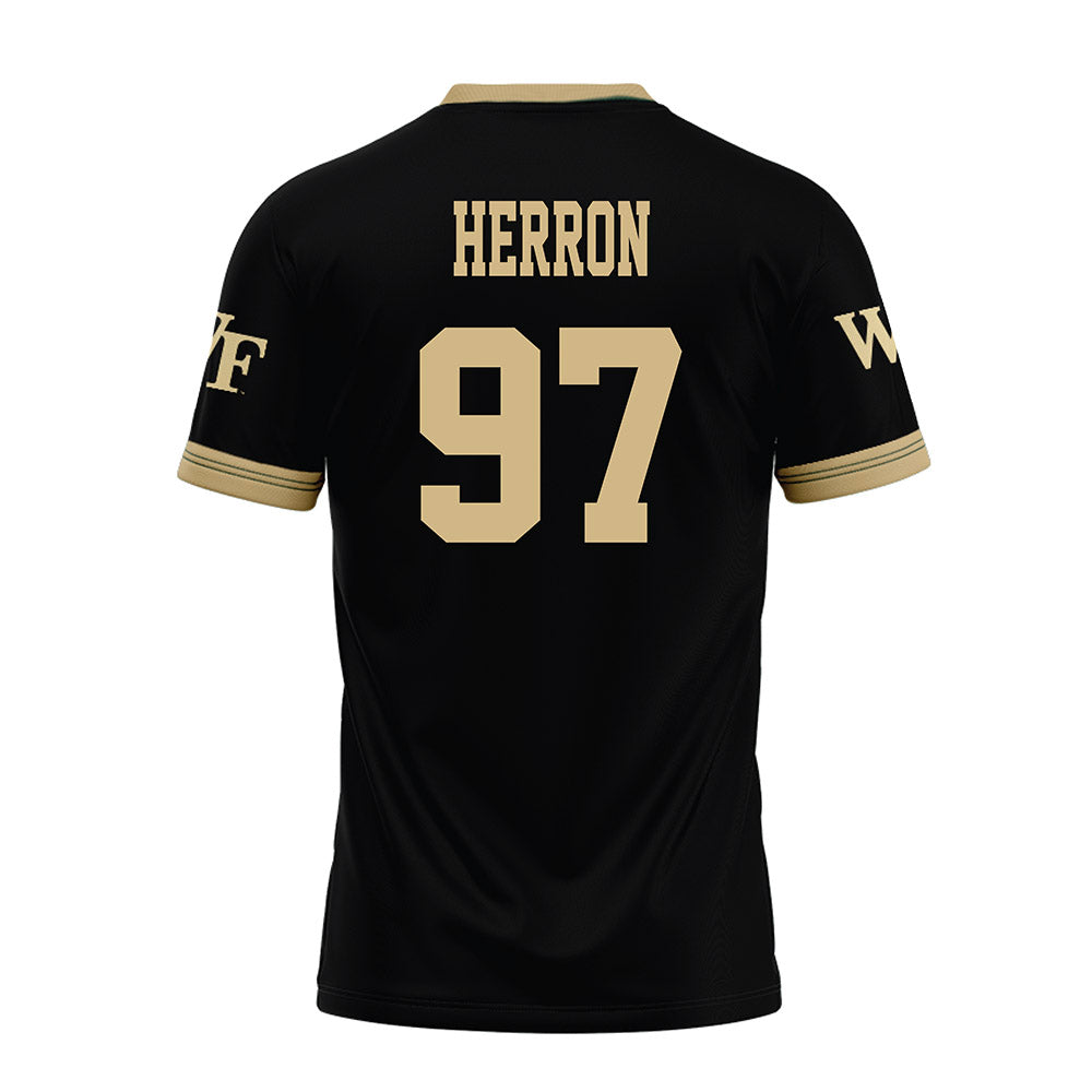 Wake Forest - NCAA Football : Matthew Herron - Premium Football Jersey-1