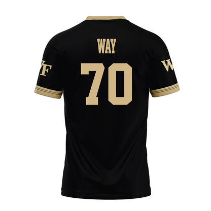 Wake Forest - NCAA Football : Will Way - Premium Football Jersey-1