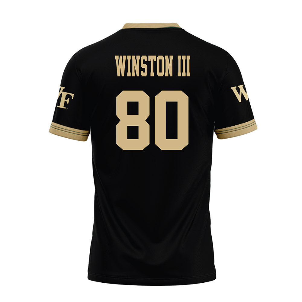 Wake Forest - NCAA Football : Braxton Winston III - Premium Football Jersey-1