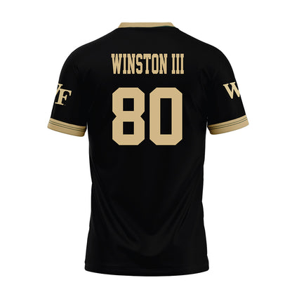 Wake Forest - NCAA Football : Braxton Winston III - Premium Football Jersey-1