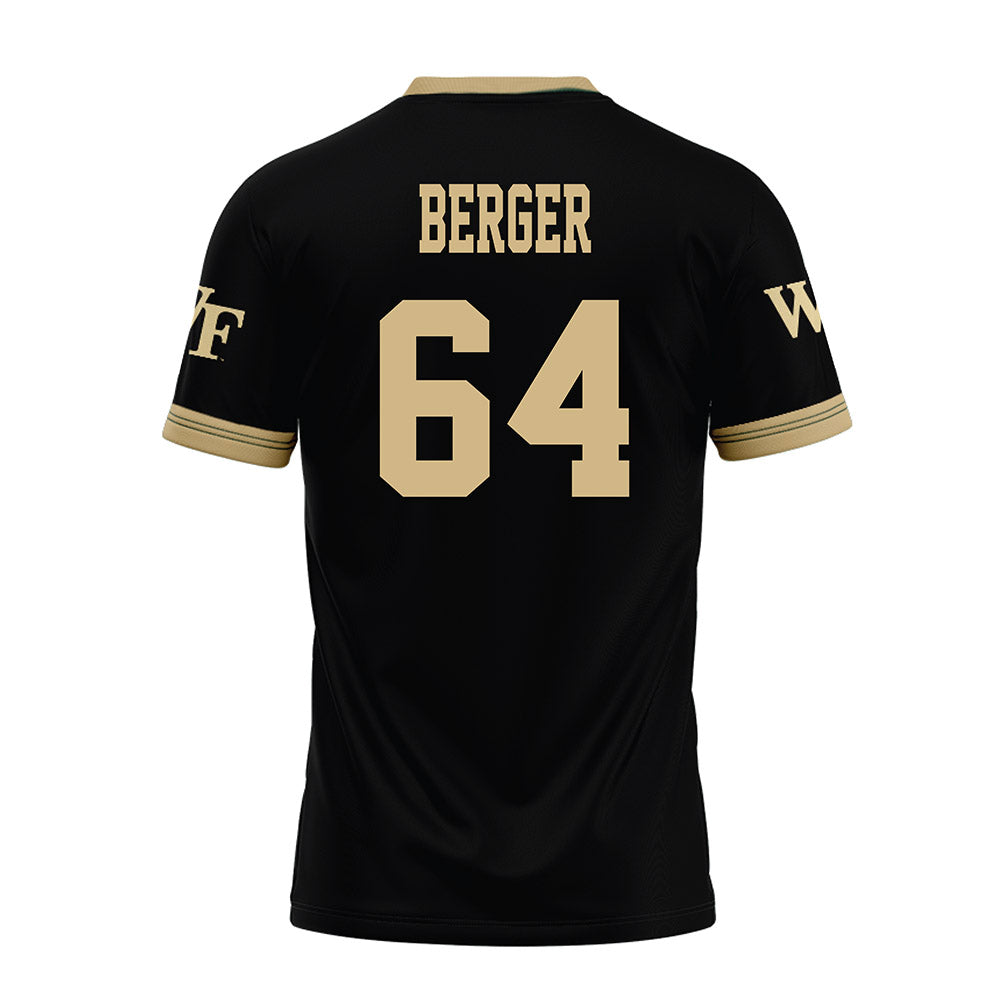 Wake Forest - NCAA Football : Ryan Berger - Premium Football Jersey-1
