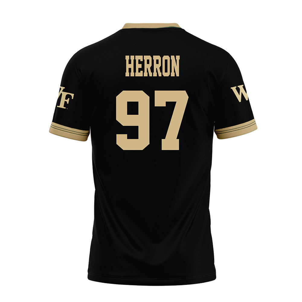 Wake Forest - NCAA Football : Matthew Herron - Premium Football Jersey-1