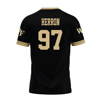 Wake Forest - NCAA Football : Matthew Herron - Premium Football Jersey-1