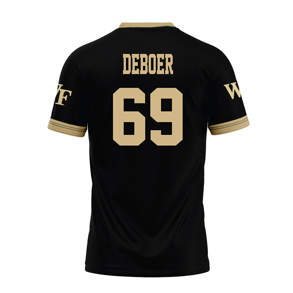 Wake Forest - NCAA Football : Dalton DeBoer - Premium Football Jersey-1