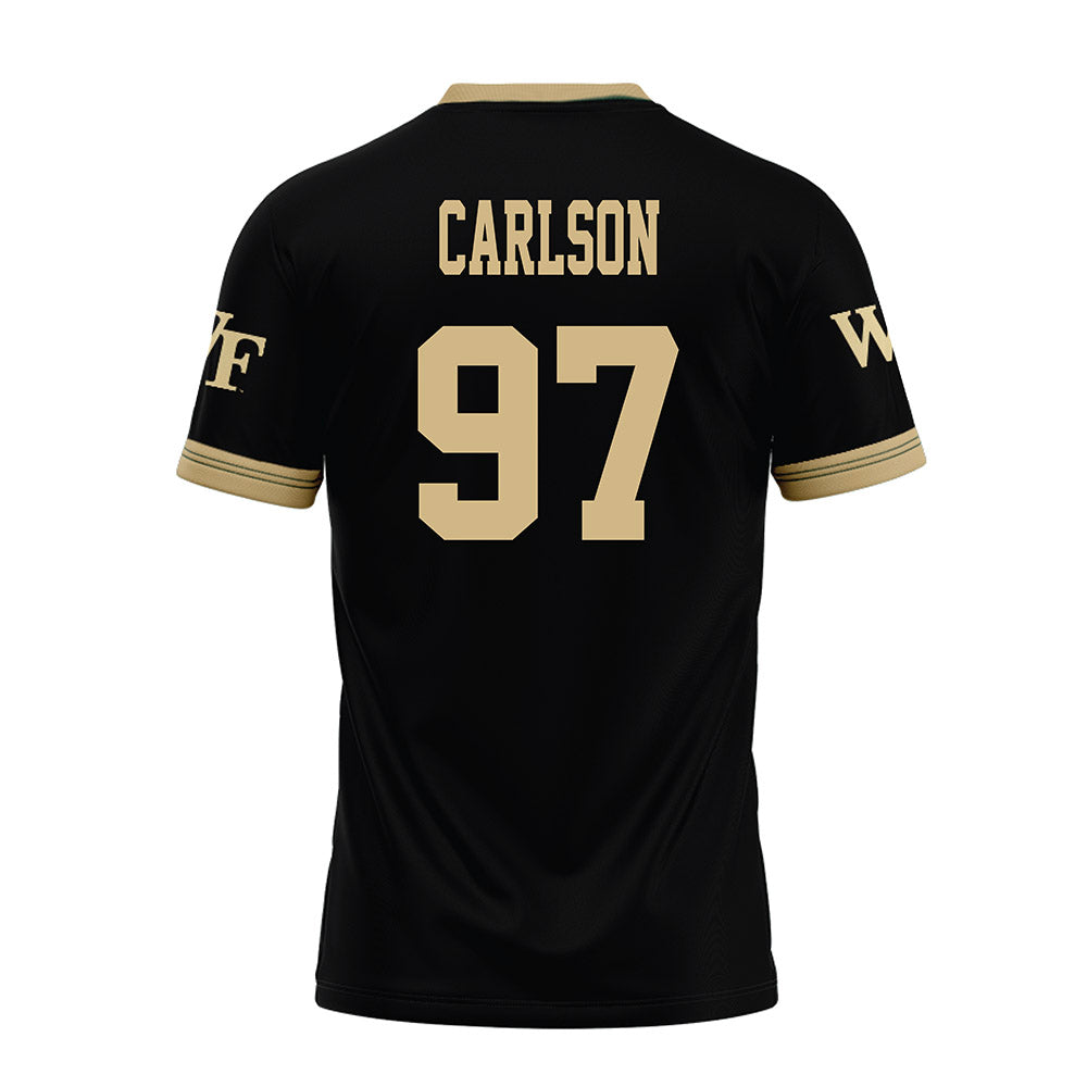 Wake Forest - NCAA Football : Caleb Carlson - Premium Football Jersey-1