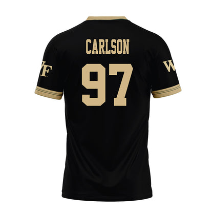 Wake Forest - NCAA Football : Caleb Carlson - Premium Football Jersey-1