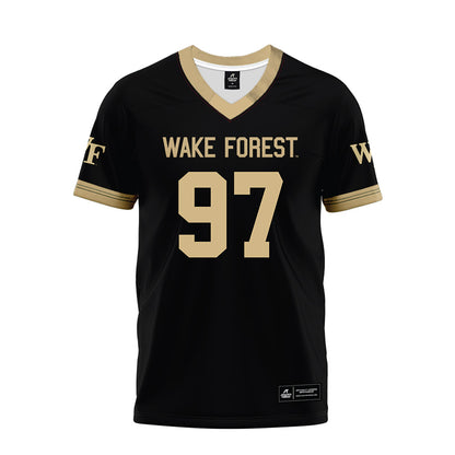 Wake Forest - NCAA Football : Caleb Carlson - Premium Football Jersey-0