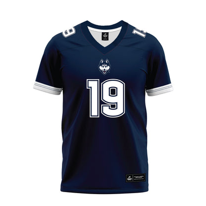 TBGU - NCAA Football : Test Sensitive - Navy Premium Football Jersey-1