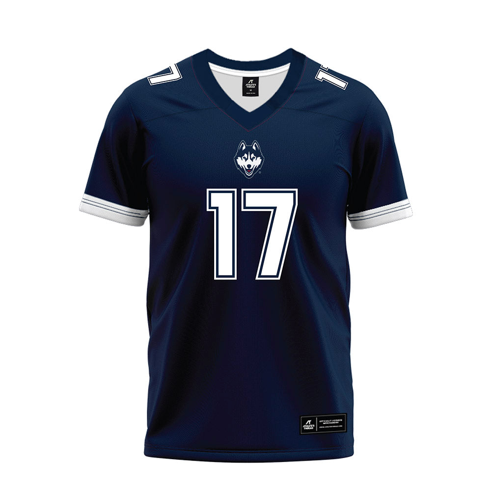 TBGU - NCAA Football : Luke Test - Navy Premium Football Jersey-1