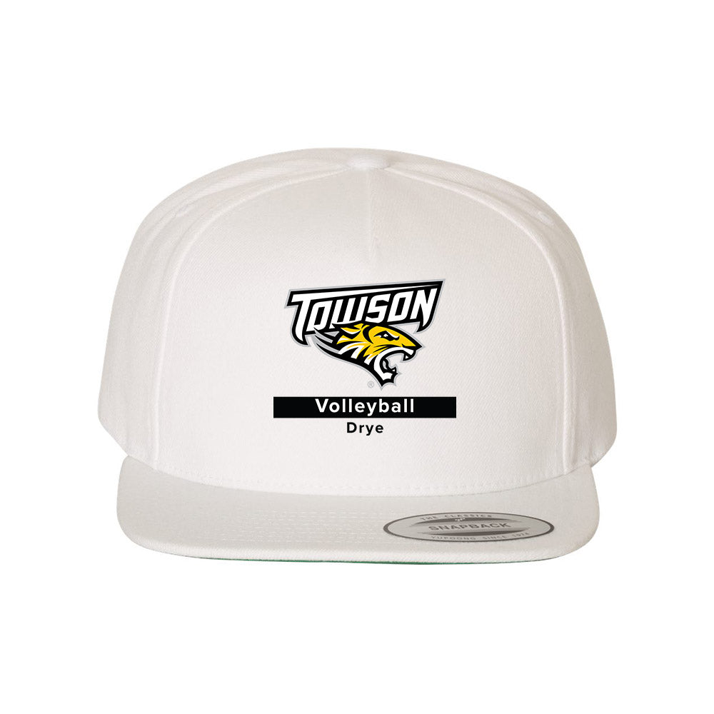Towson - NCAA Women's Volleyball : Ava Drye - Snapback Hat-0