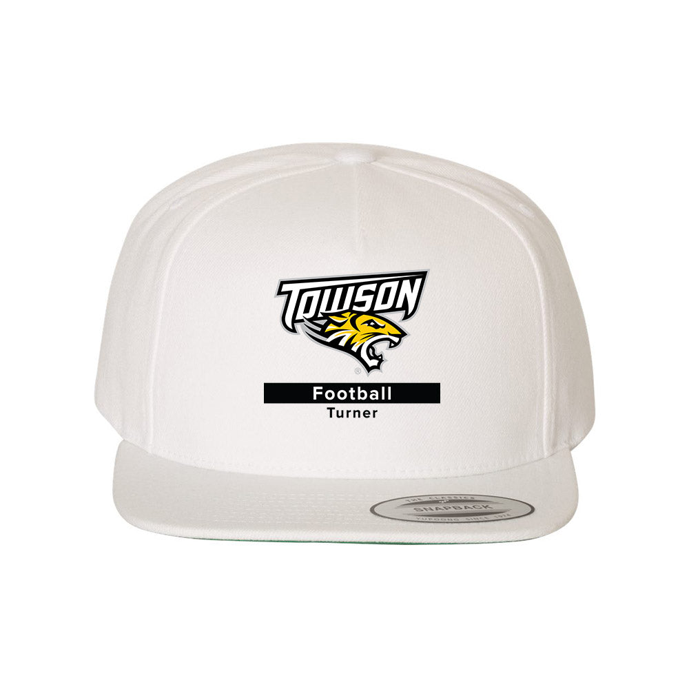 Towson - NCAA Football : TJ Turner - Snapback Hat-0