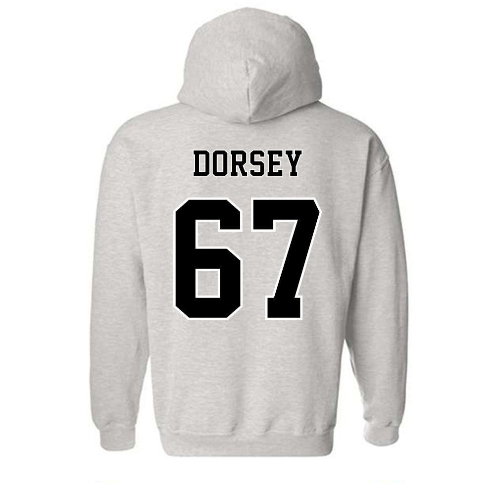 Towson - NCAA Football : Chase Dorsey - Classic Fashion Shersey Hooded Sweatshirt-1