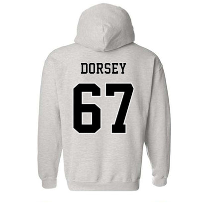 Towson - NCAA Football : Chase Dorsey - Classic Fashion Shersey Hooded Sweatshirt-1