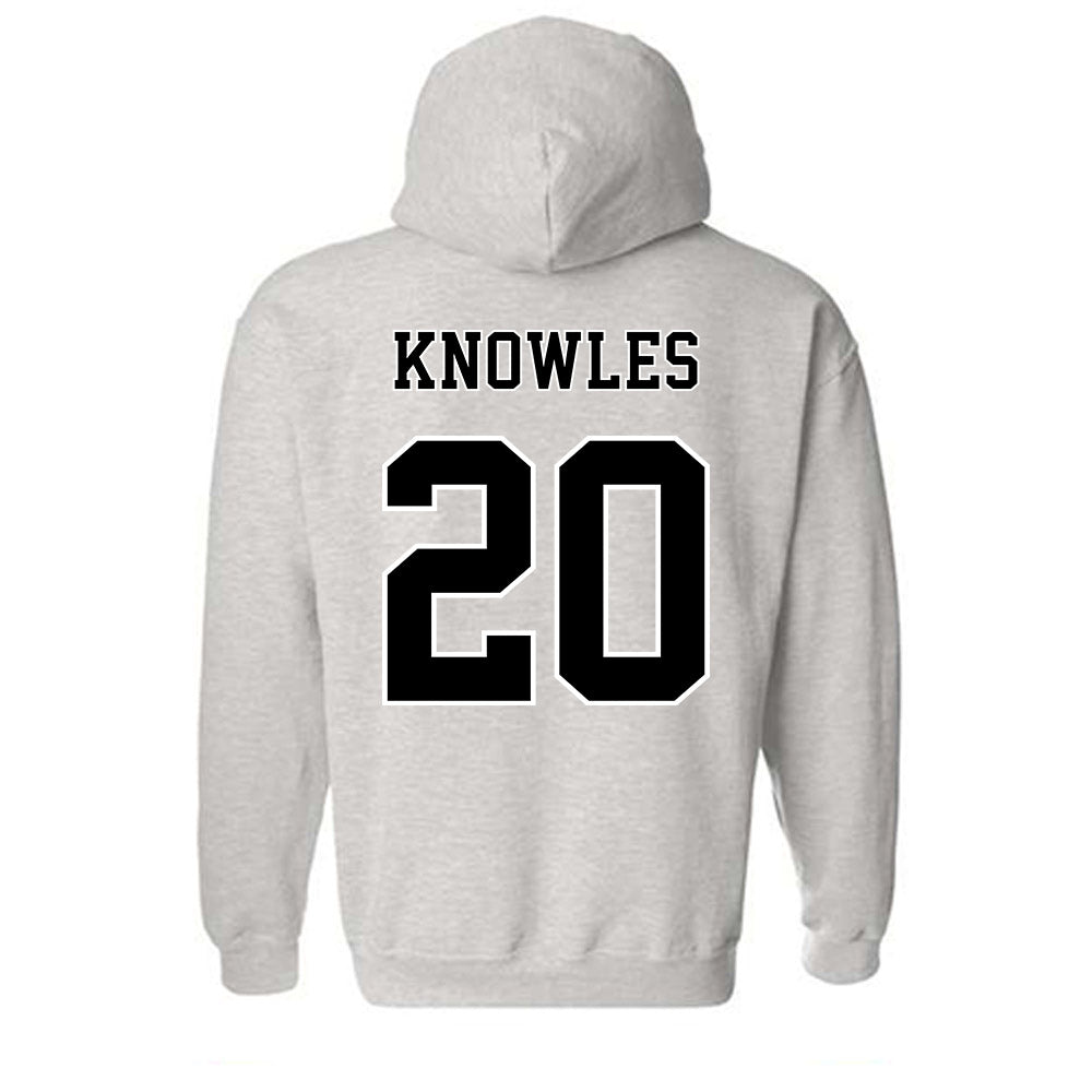 Towson - NCAA Baseball : Aden Knowles - Classic Fashion Shersey Hooded Sweatshirt-1