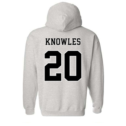 Towson - NCAA Baseball : Aden Knowles - Classic Fashion Shersey Hooded Sweatshirt-1