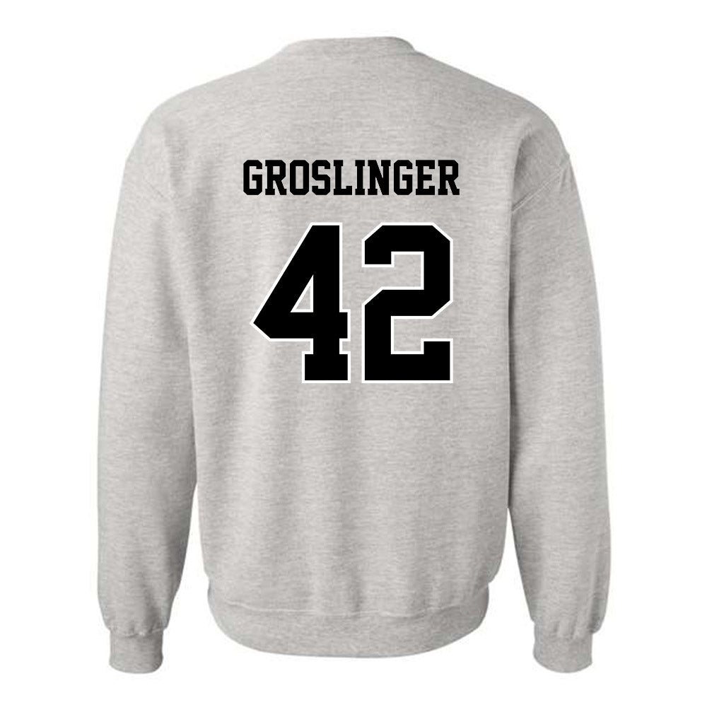 Towson - NCAA Football : Max Groslinger - Classic Fashion Shersey Crewneck Sweatshirt-1