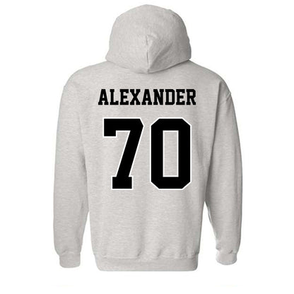 Towson - NCAA Football : TKhi Alexander - Classic Fashion Shersey Hooded Sweatshirt-1