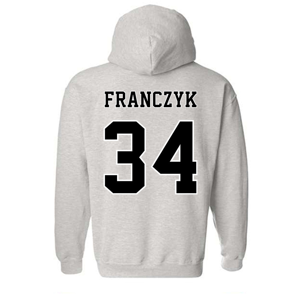 Towson - NCAA Softball : Grace Franczyk - Classic Fashion Shersey Hooded Sweatshirt-1